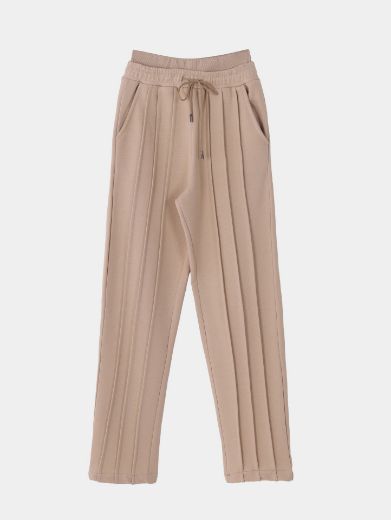 Picture of pleated drawstring trousers  w1157100 