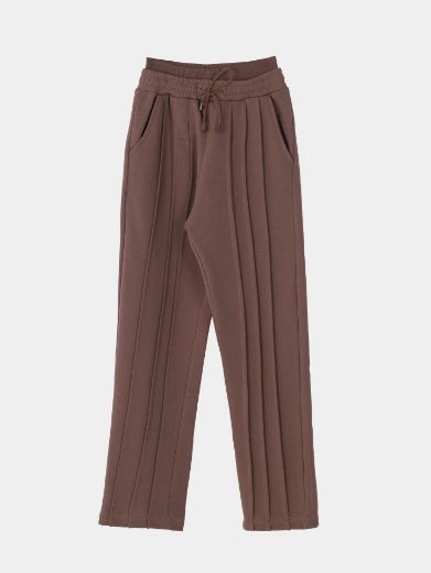 Picture of pleated drawstring trousers  w1157100 