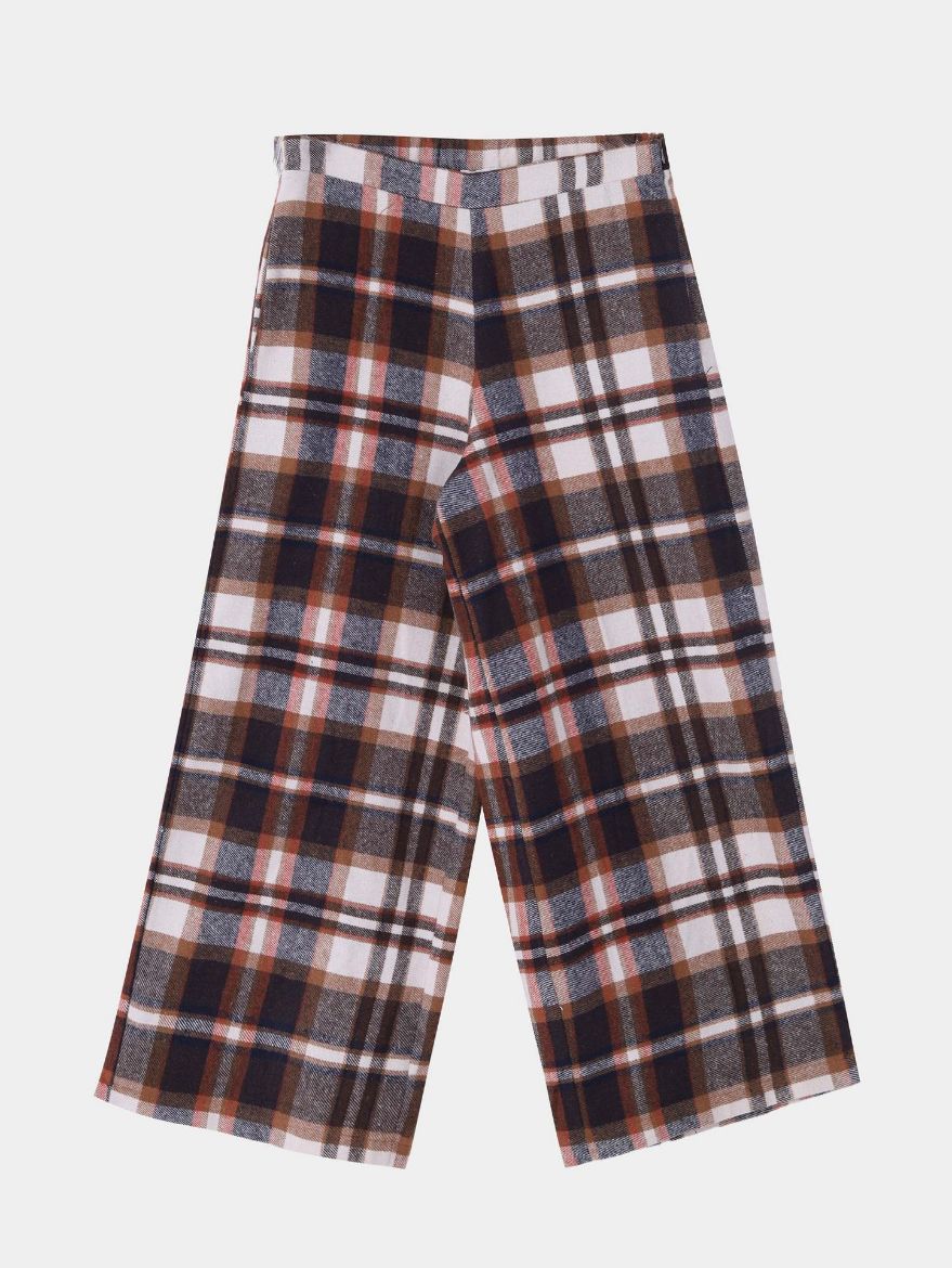 Picture of Plaid Wide Leg Pants  w11457051 