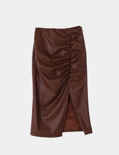 Picture of Leather Midi Skirt  w12026904 