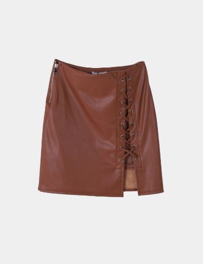 Picture of Leather Mini Skirt  w12026903 