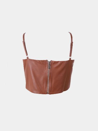 Picture of Bow Leather Top  w12021903 