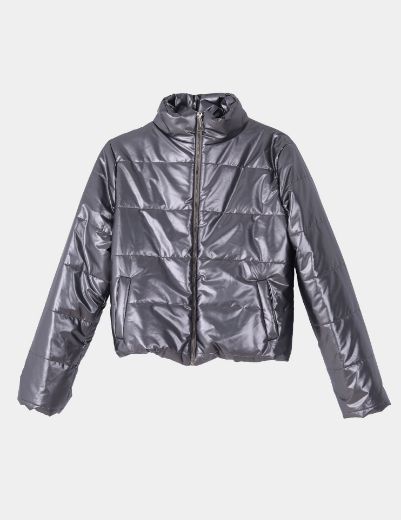 Picture of Metallic puffer jacket  w12027906 