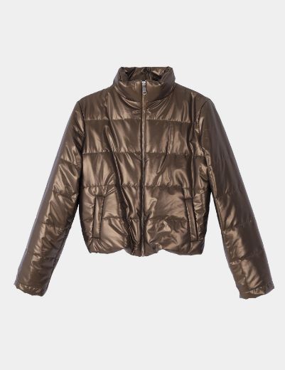 Picture of Metallic puffer jacket  w12027906 