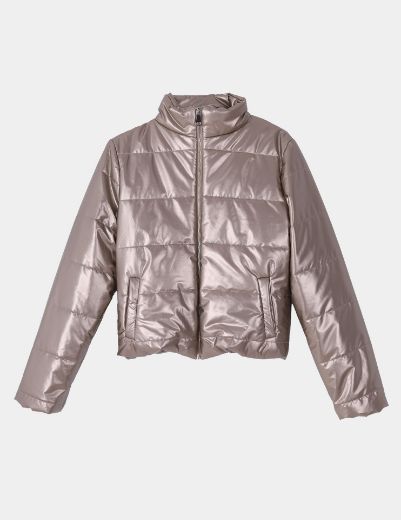 Picture of Metallic puffer jacket  w12027906 