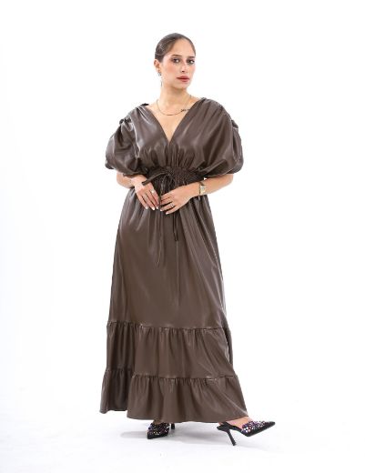 Picture of Leather Maxi Dress  w120010315 