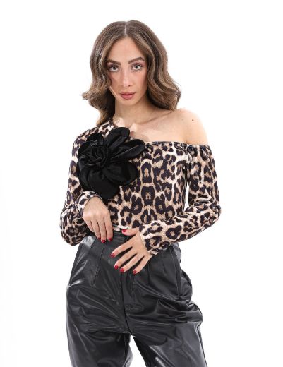 Picture of Bloom leopard top w12021922 