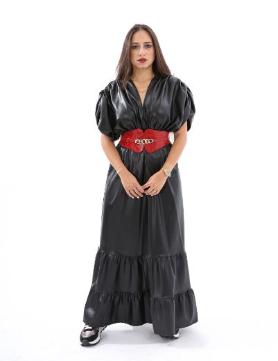 Picture of Leather Maxi Dress  w120010315 