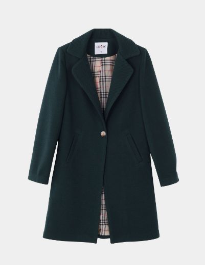 Picture of Lapel Neck Overcoat w12001092 