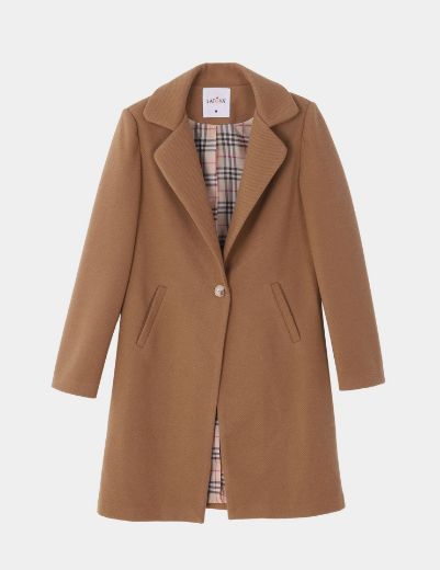 Picture of Lapel Neck Overcoat w12001092 