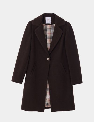 Picture of Lapel Neck Overcoat w12001092 