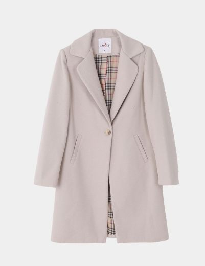 Picture of Lapel Neck Overcoat w12001092 