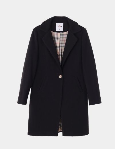 Picture of Lapel Neck Overcoat w12001092 