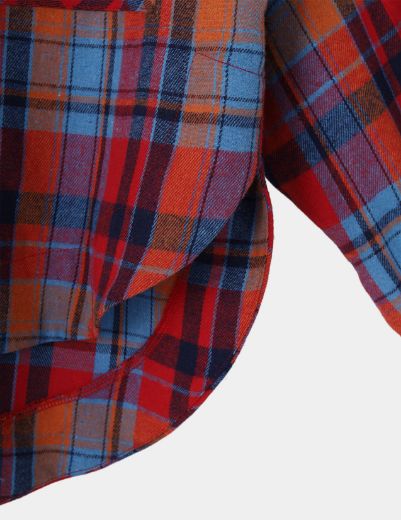 Picture of Oversize Plaid Shirt w12021999 