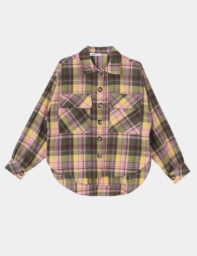 Picture of Oversize Plaid Shirt w12021999 