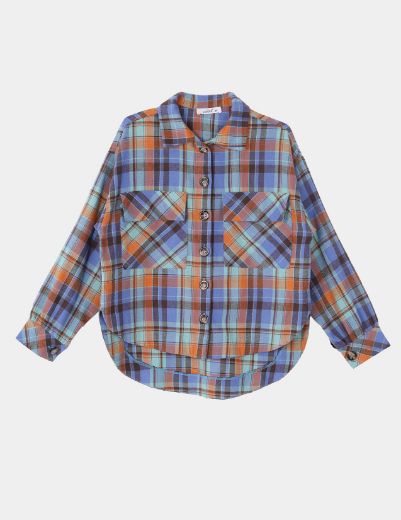 Picture of Oversize Plaid Shirt w12021999 