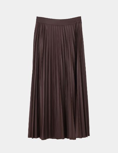 Picture of  Leather Pleated Skirt  w12026901 