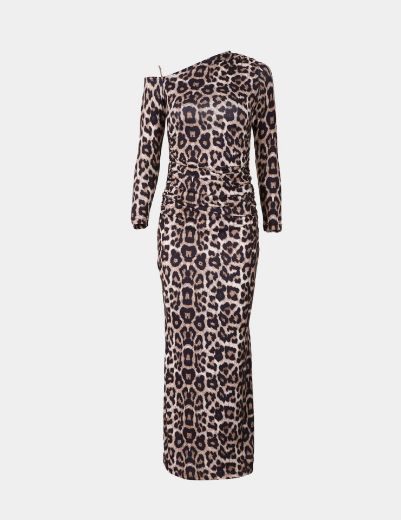 Picture of ruched leopard dress w12024906 