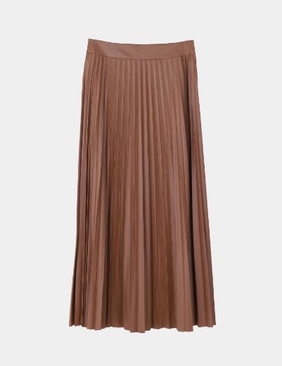 Picture of  Leather Pleated Skirt  w12026901 