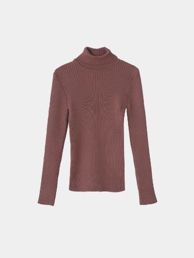 Picture of ribbed turtleneck basic w11482527 