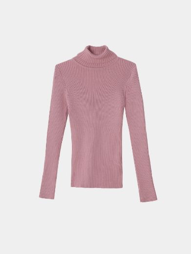 Picture of ribbed turtleneck basic w11482527 