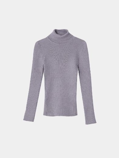 Picture of ribbed turtleneck basic w11482527 