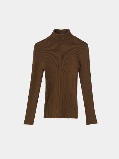 Picture of ribbed turtleneck basic w11482527 