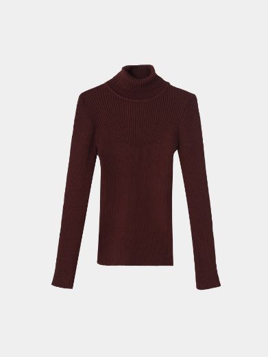 Picture of ribbed turtleneck basic w11482527 