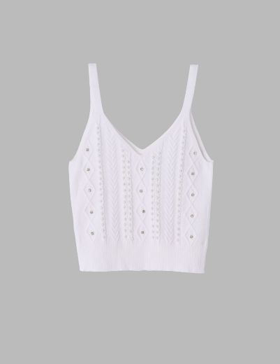 Picture of beaded sleeveless top  w11482534 