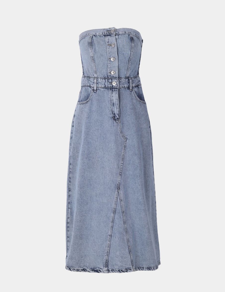 Picture of Maxi denim dress w12034814 