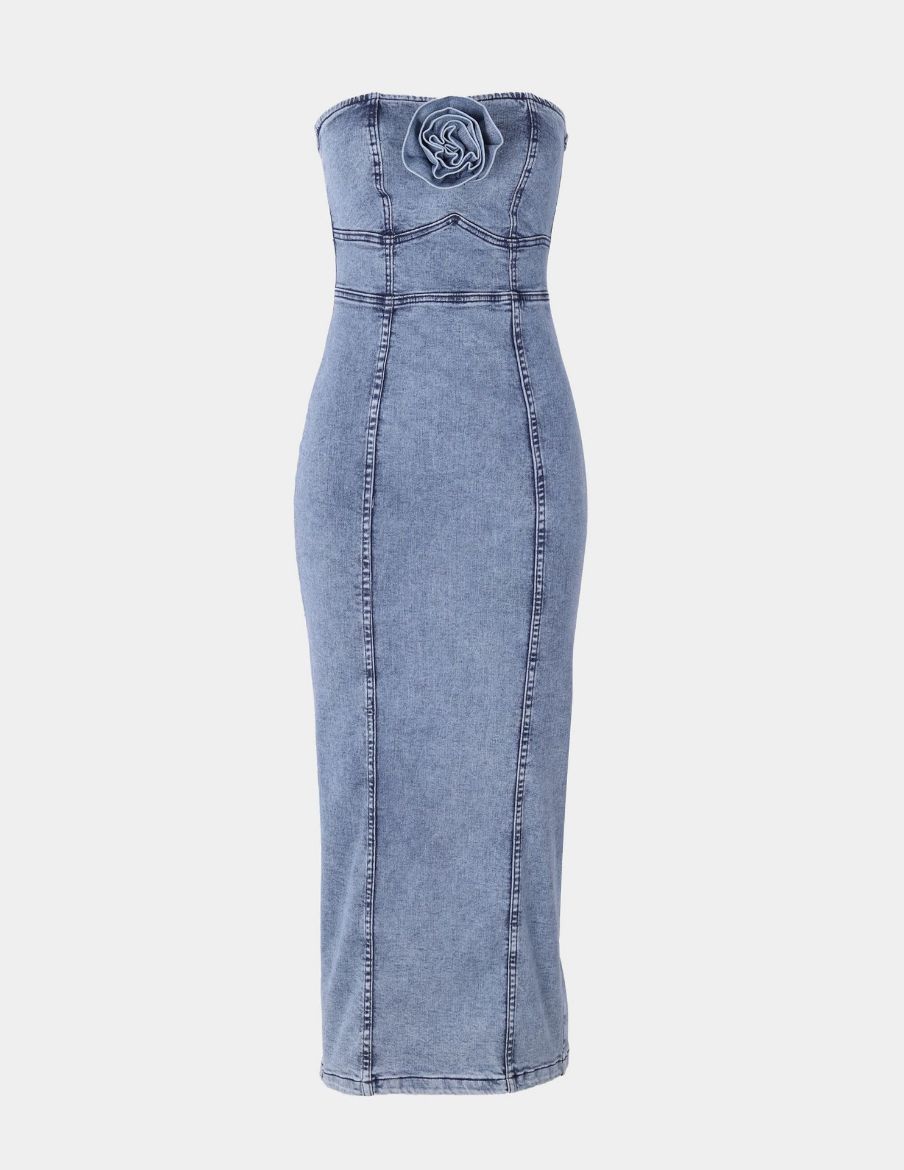 Picture of bloom maxi denim dress w12034866 