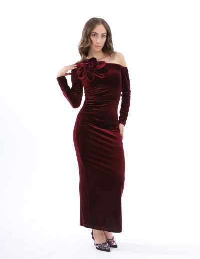 Picture of Bloom Bodycon velvet dress  w12024903 