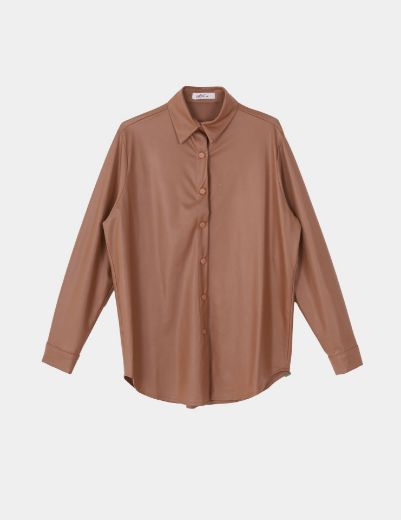 Picture of Leather shirt w120010106 