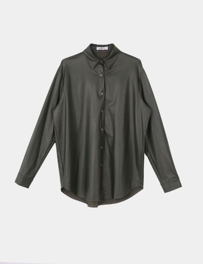 Picture of Leather shirt w120010106 