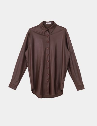 Picture of Leather shirt w120010106 