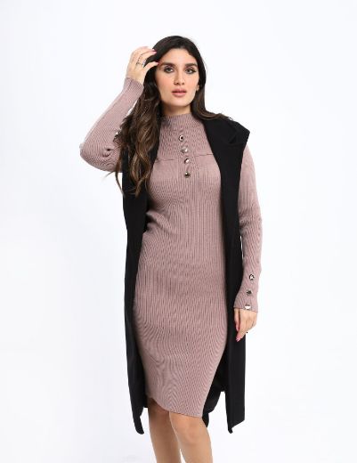 Picture of  Mock neck sweater dress w11482507 