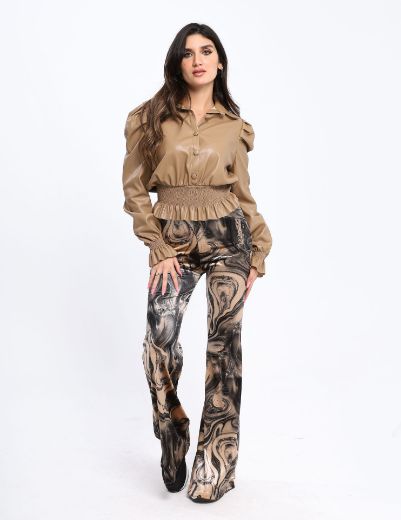 Picture of Marble Flare Trousers  w11464005/1 