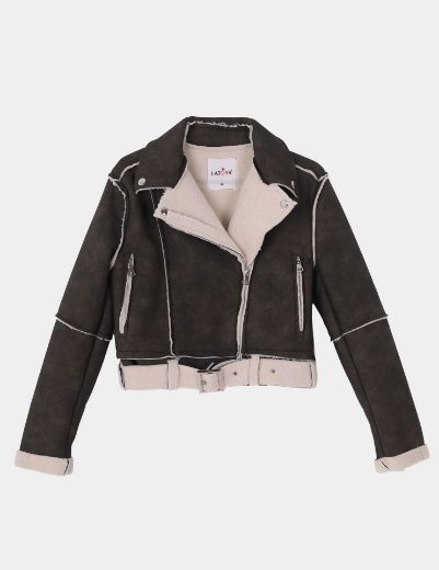 Picture of teddy lined jacket  w12001040 