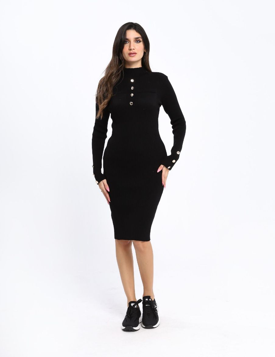 Picture of  Mock neck sweater dress w11482507 