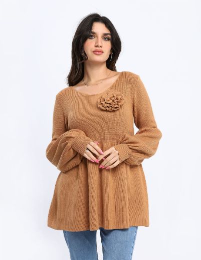 Picture of Rosette knit blouse w11482528 