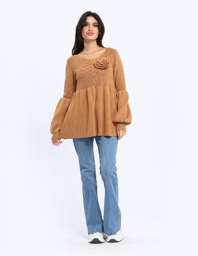 Picture of Rosette knit blouse w11482528 