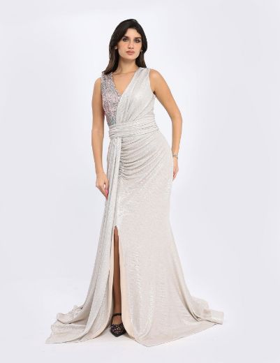 Picture of Draped sequins dress w114710359 