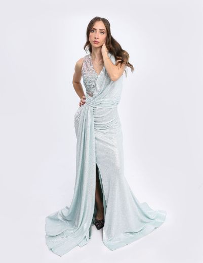 Picture of Draped sequins dress w114710359 