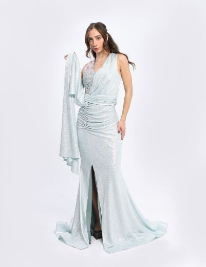 Picture of Draped sequins dress w114710359 