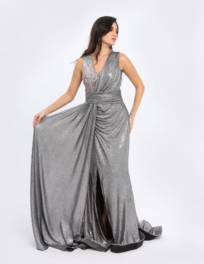 Picture of Draped sequins dress w114710359 