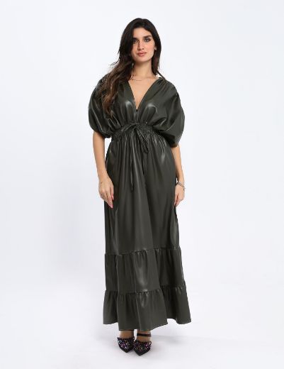 Picture of Leather Maxi Dress  w120010315 