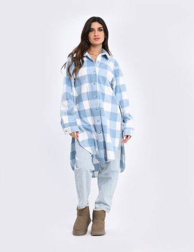 Picture of Plaid Shirt Dress  w11542001 