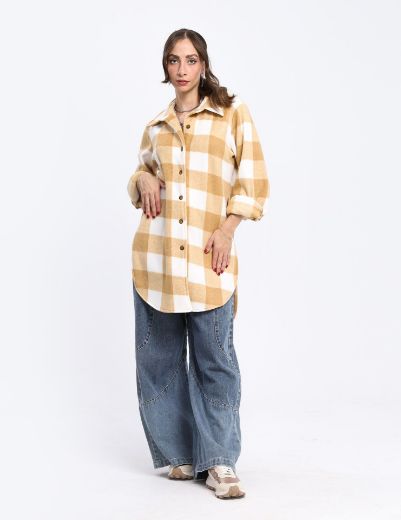 Picture of Plaid Shirt Dress  w11542001 