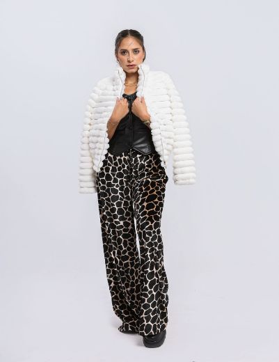 Picture of  velvet wide leg pants  w114760006/1 