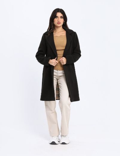 Picture of Lapel Neck Overcoat w12001092 